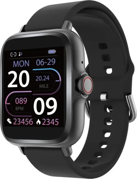 Smartwatch Denver Bluetooth con Sensor de Frecuencia Cardiaca Negro