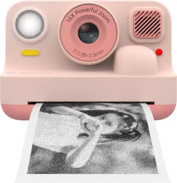 Camara de Impresion Denver Kpc-1374Btbu Rosa Termica Papel Pp-40