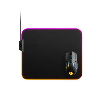 Steelseries QcK Prism Cloth Medium Alfombrilla de ratón para juegos Negro