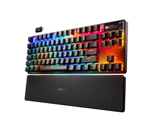 Steelseries APEX PRO TKL WIRELESS GEN 3 teclado Juego USB + RF Wireless + Bluetooth Inglés de EE. UU. Negro