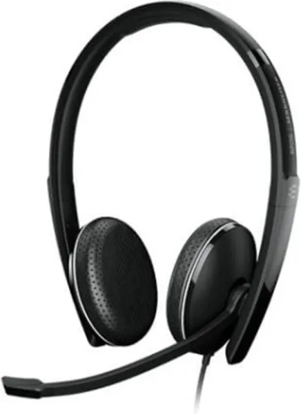 Auriculares epos sennheiser adapt 165 jack 3.5mm USB 2.0 microfono negro