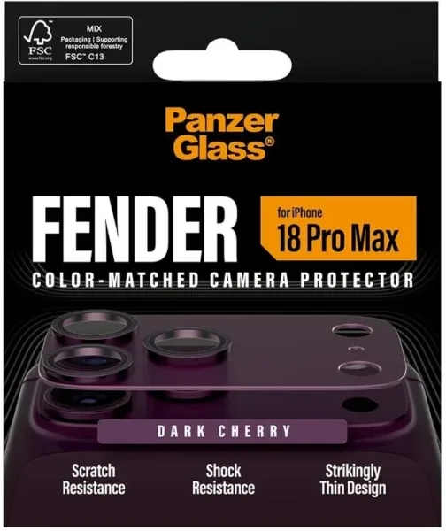 PanzerGlass Fender Camera Prot iPh 18ProMax Cherry