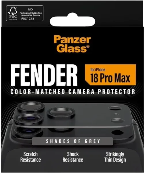 PanzerGlass Cam Prot. iPhone 18Pro Max Fender Grey
