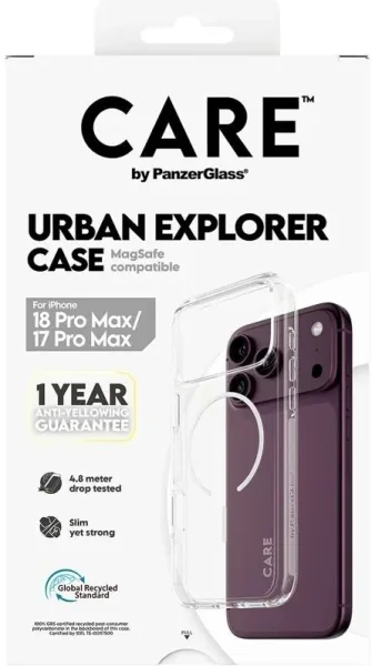 Care Urban Case Trasparent MagSafe IP 18PMx 17PMx