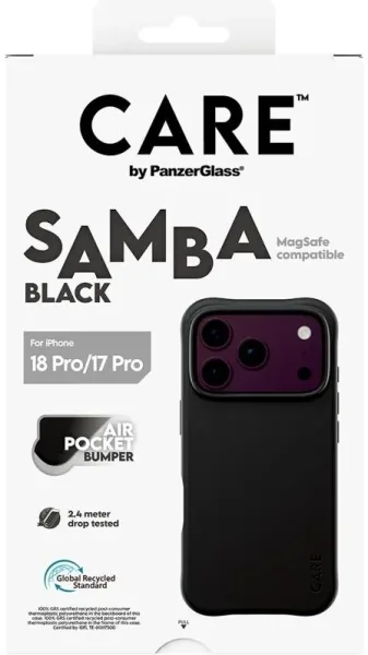 Care Samba Case Black MagSafe IP 18Pro 17Pro