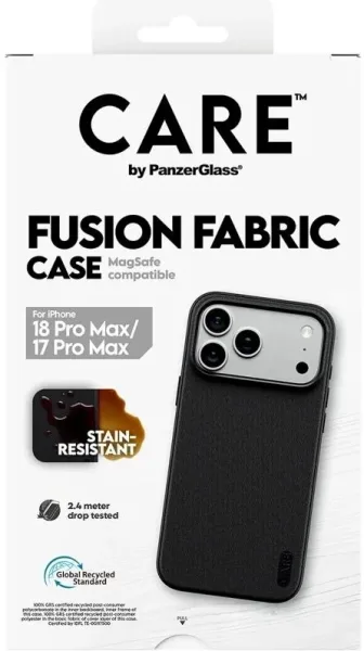 Care FusionFabricCase Black MagSafe IP 18PrM 17PrM