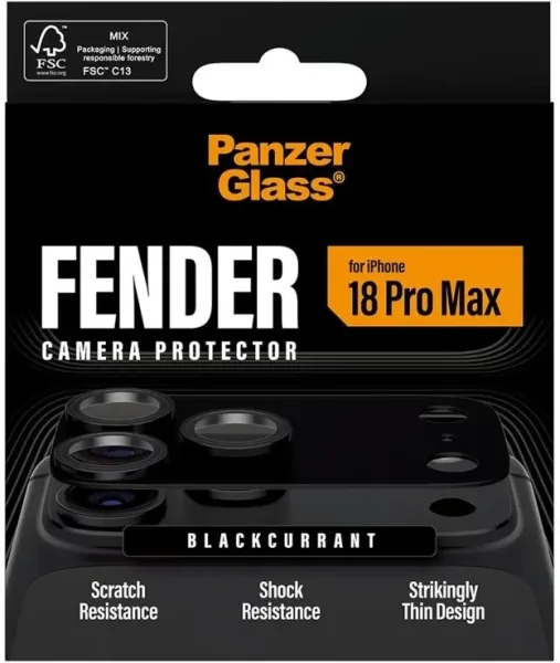 PanzerGlass Fender Camera Prot  iPh 18ProMax Black