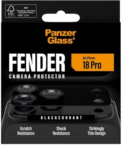 PanzerGlass Fender Camera Protect iPh 18Pro Black