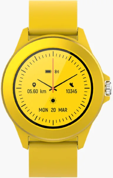 Reloj smartwatch forever colorum cw - 300 color amarillo