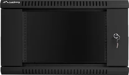 Armario rack lanberg 6u 600x450x368 auto ensamblado 19 pulgadas hasta 60 kg negro