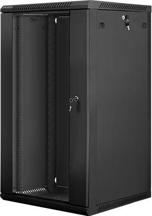 Armario rack lanberg 22u 600x600x1082 auto ensamblado 19 pulgadas hasta 60 kg negro