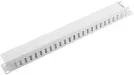 Organizador de Cables Lanberg Metalico 1U Tipo a Rack 19 Gris
