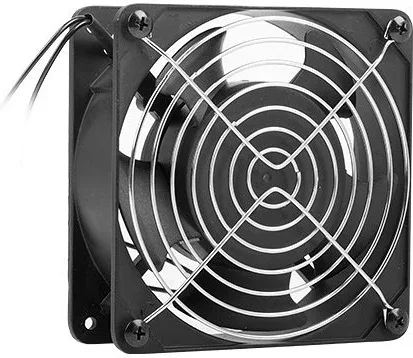 Ventilador 120 mm lanberg para rack 19 230v rejilla metalica negro