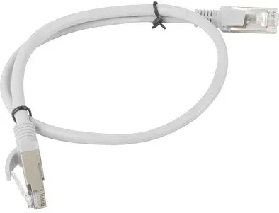 Cable red lanberg latiguillo cat.6 utp 0.5m gris fluke passed