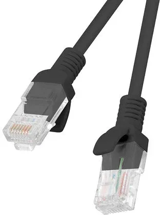 Latiguillo lanberg cat.5e utp 0.5m negro