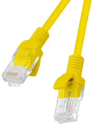 Cable Red Lanberg Latiguillo Cat.6 Utp 5M Amarillo Fluke  Passed