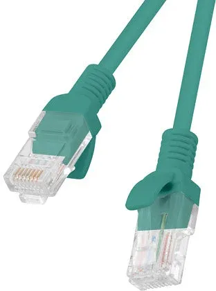 Cable red lanberg latiguillo cat.6 utp 3m verde fluke passed