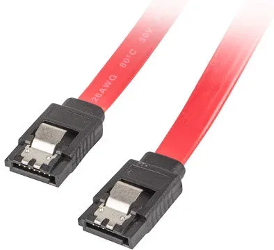Cable SATA Iii Lanberg 6Gb/S Hembra Hembra Clip Metal 0.5M