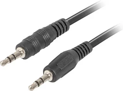Cable estereo lanberg jack 3.5mm macho - jack 3.5mm macho 1.2m negro