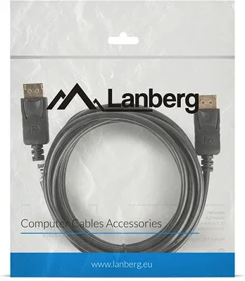 Cable displayport lanberg macho macho 4k 3m negro