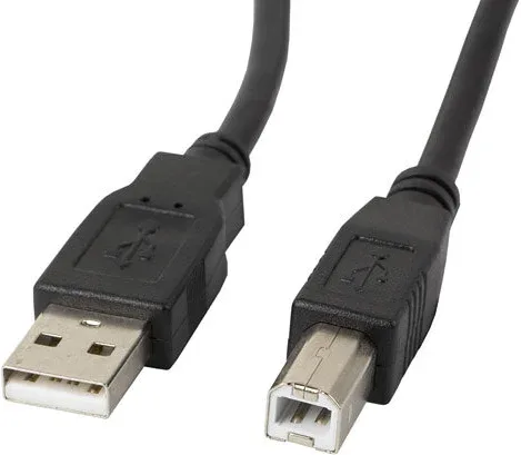 Cable impresora lanberg USB a -  USB b macho - macho ferrita negro 3 m