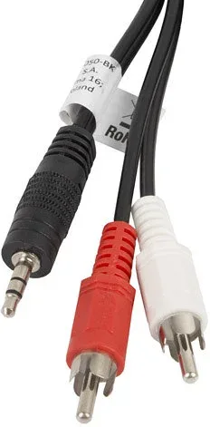 CABLE ESTEREO LANBERG JACK 3.5MM/2X RCA MACHO 5M