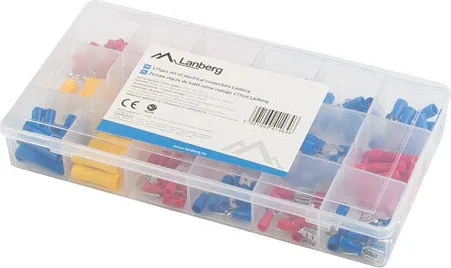 Caja herramientas lanberg 175 terminales electricos 1.25 a 4mm