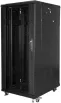 ARMARIO LANBERG 19" 27U 600X800 FLAT PACK NEGRO CON PUERTA DE CRISTAL