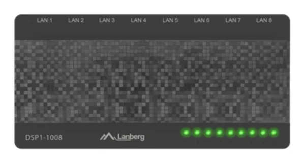 Switch Lanberg 8 Puertos Gigabit Rj45 Ethernet