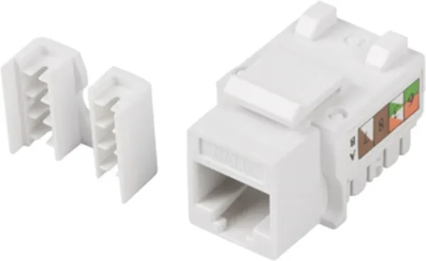 Conector keystone lanberg cat 6 utp rj45 90 grados