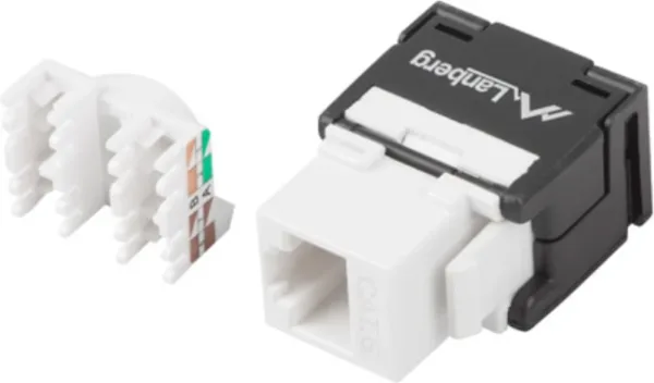 Conector keystone lanberg cat.6 utp rj45 180º toolless