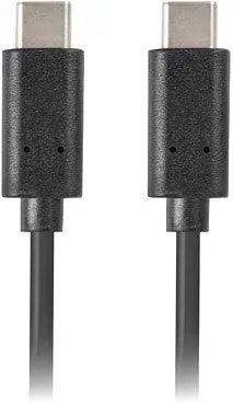 Cable 2.0 lanberg USB tipo c macho -  USB tipo c macho 0.5m negro
