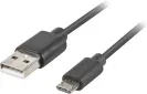 Cable USB Lanberg 2.0 M/Micro USB M Quick Charge 3.0 1M Negro