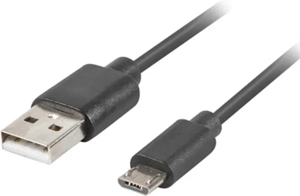 Cable micro USB a USB 2.0 lanberg 3m -  macho - macho -  negro