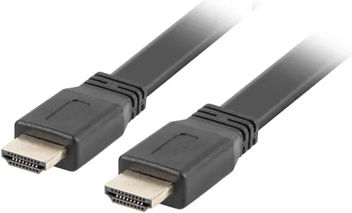 Cable hdmi lanberg macho - macho v2.0 4k plano 5m negro