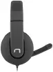 Auriculares Natec Rhea Negro Microfono Alambrico Jack 3.5Mm