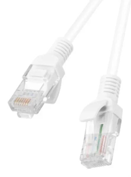 Cable Red Lanberg Latiguillo Cat.5E Utp 5M Blanco Fluke Passed