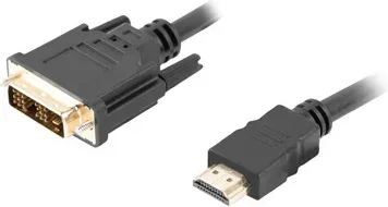 Cable HDMI lanberg macho - DVI - d 18+1 macho single link 0.5m negro