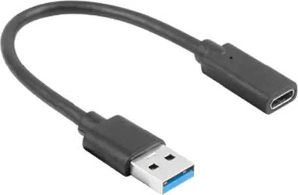 Adaptador lanberg USB 3.1 tipo c -  USB tipo - a 15cm