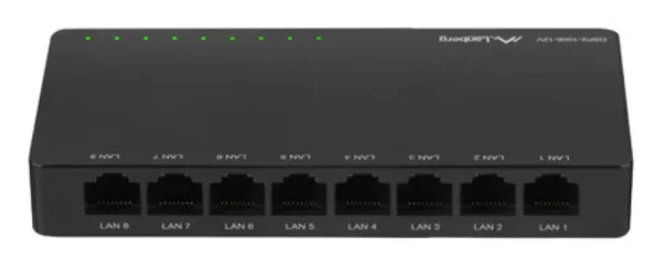 Switch Lanberg 8 Puertos Gigabit Rj45 Ethernet