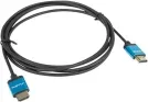 Cable HDMI Lanberg Macho/Macho V2.0 4K Slim 1M Negro