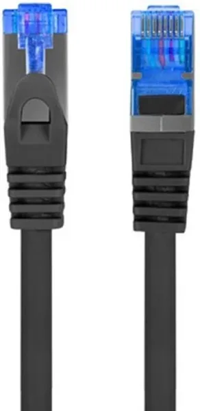 Cable red lanberg latiguillo cat.6a s - ftp lszh cca 1.5m negro fluke passed