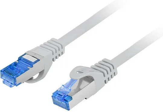 Cable red lanberg latiguillo cat.6a s - ftp lszh cca 2m gris fluke passed