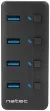 HUB NATEC MANTIS 2 USB 3.0 4 PUERTOS ON OFF CON ALIMENTADOR
