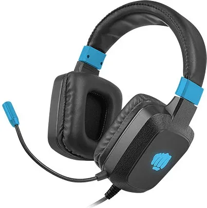 Auriculares gaming fury raptor RGB negro - azul