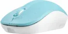Raton Natec Toucan Azul-Blanco Rf Inalambrico Pilas