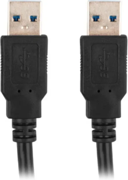 Cable USB 3.0 lanberg 0.5m -  macho - macho -  negro