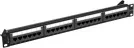 Patch Panel Lanberg 24 Puertos 1U 19? Cat.6A Utp Negro