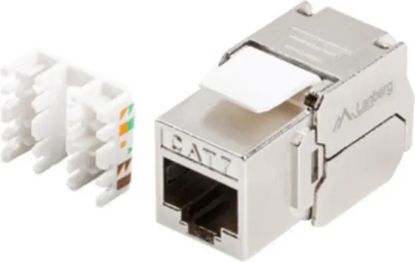 Conector keystone lanberg cat.7 ftp rj45 180º toolless