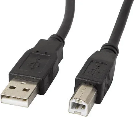 Cable impresora lanberg USB a -  USB b macho - macho ferrita negro 1 m
